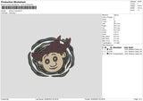 Cartoon 1908 Embroidery File 6 sizes