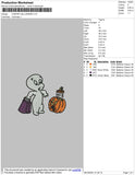 Casper Halloween Embroidery