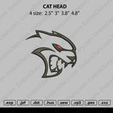 head cat Embroidery