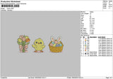 Chicks 1902 Embroidery File 6 sizes