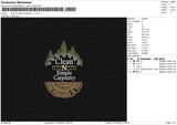 Clean Simple V1 Embroidery File 6 sizes