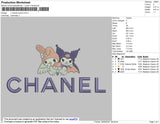 Chanel Melodi Kuromi Embroidery
