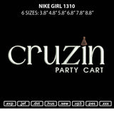 Cruzintext Embroidery File 6 sizes