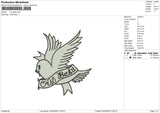 Cry Baby Embroidery File 6 size