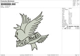 Cry Baby Embroidery File 6 size