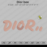 Dior Bee Embroidery 4 file