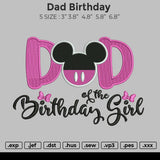 Dad Birthday Embroidery