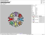 Dance v4 Embroidery