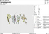 Dead Dandy Embroidery File 6 size