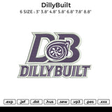 dillybuilt Embroidery File 6 size