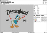 Dland Donald 0802 Embroidery File 6 sizes