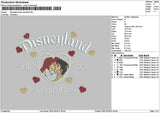 Dland Ariel2601 Embroidery File 6 sizes