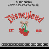 Dland Cherry Embroidery File 6 sizes