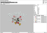 Dland Mickey Cupid Embroidery File 6 sizes