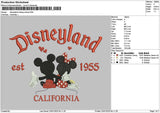 Dland Mickey 2301 Embroidery File 6 sizes