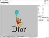 Dior Pooh Embroidery