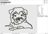 Dog 110624 Embroidery File 5 Size