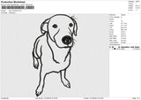 Dog 1410223 Embroidery File 6 size