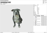 Dog 150224 Embroidery File 6 size