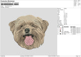 Dog 2012 Embroidery File 6 sizes