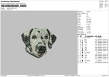 Dog 2910b Embroidery File 6 sizes