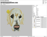 Dog Head With Flower