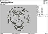 Dogline 2812 Embroidery File 6 sizes
