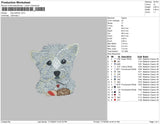 Dog Realistic Embroidery