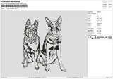 Dog 2903 Embroidery