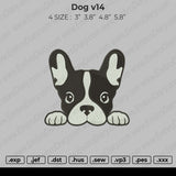 Dog V15  Embroidery