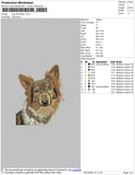Dog V22 Embroidery