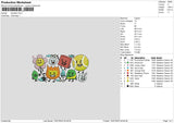 Doodles Embroider File 6 sizes