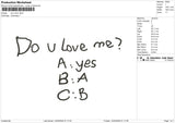 do u love Embroidery File 6 sizes