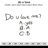 do u love Embroidery File 6 sizes