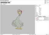 Duckpink Embroidery File 6 sizes