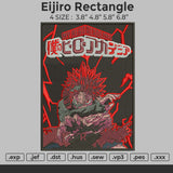 Eijiro Rectangle Embroidery