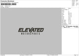 Elevated Embroidery File 6 sizes