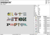 Elitetext 0402 Embroidery File 6 sizes