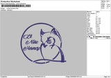 Ninotext Embroidery File 6 sizes