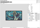 Empoleon Rectangle Embroidery File 6 sizes