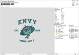 Envyv2 Embroidery File 6 size