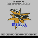 Estrella V2 Embroider File 6 sizes