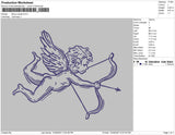 Flying Cupids Embroidery