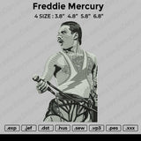 Freddie Mercury Embroidery
