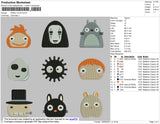 Ghibli Icon Embroidery