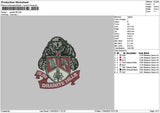 Granitetext Embroidery File 6 sizes