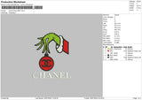 Grinch Hand 2607 Embroidery File 6 size