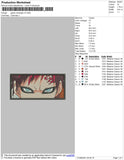 Gaara Rectangle V2 Embroidery