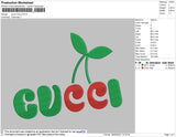 Guci Cerry embroidery