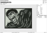 Guts berserk Embroidery File 6 size